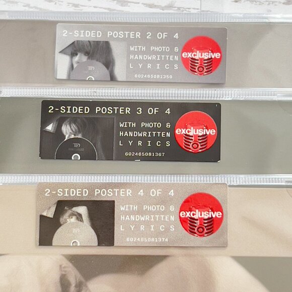 Lot of 3 Taylor Swift - The Tortured Poets Department + Bonus Tracks (CDs) NEW! - Picture 3 of 4